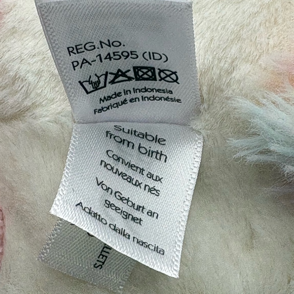 JELLYCAT I Am Amusabean Unicorn Pastel Multicolor Soft Plush Stuffed Toy 4 in - Picture 10 of 13